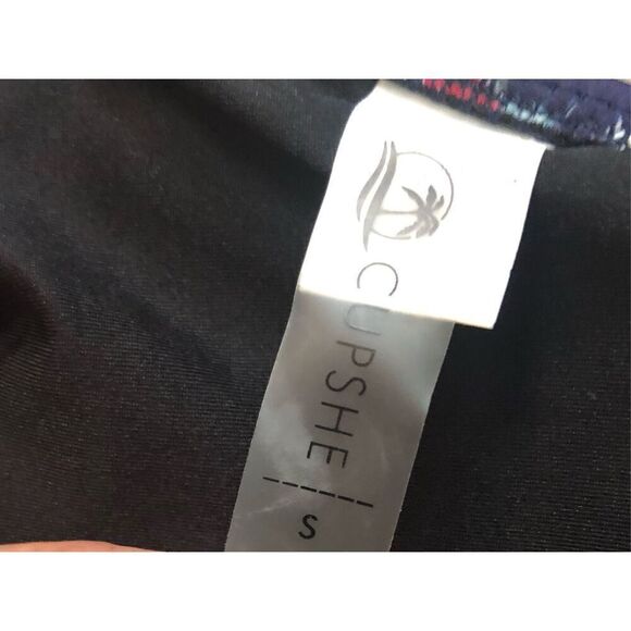 Cupshe Ruffle v neck bikini on sale, Layered Ruffle Boho Printed Deep V String B - Picture 14 of 15